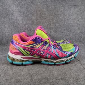 Asics Shoes Womens 11 Athletic Trainers Gel Nimbus 15 Running Sneakers Pink